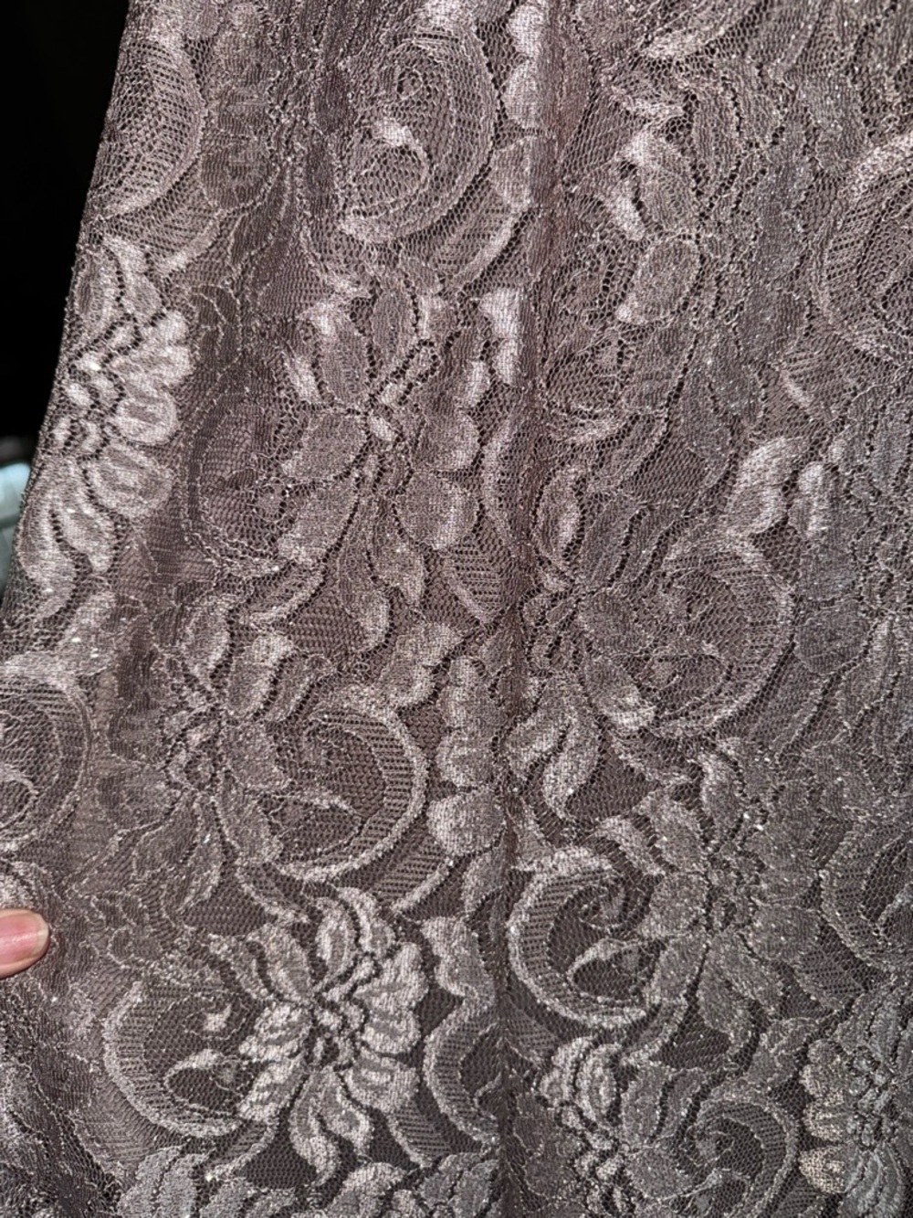 R&M Richards blush Lace Evening Gown for mother of bride or groom w Sheer Jacket - Picture 6 of 7